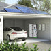 Nature's Generator MyGrid 10K Solar Battery installed in a residential garage energy storage system