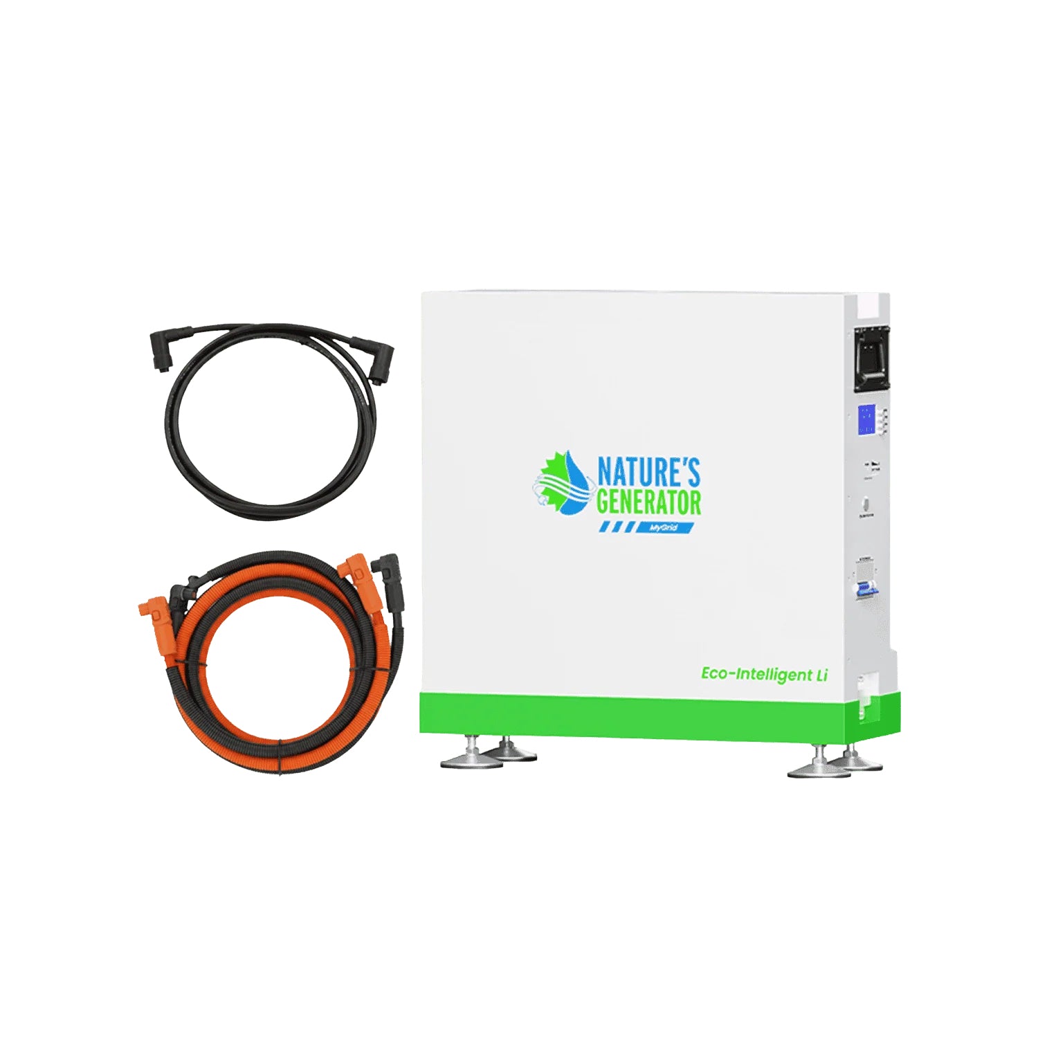 Nature's Generator MyGrid 10K Solar Battery with connection cables for MyGrid installation