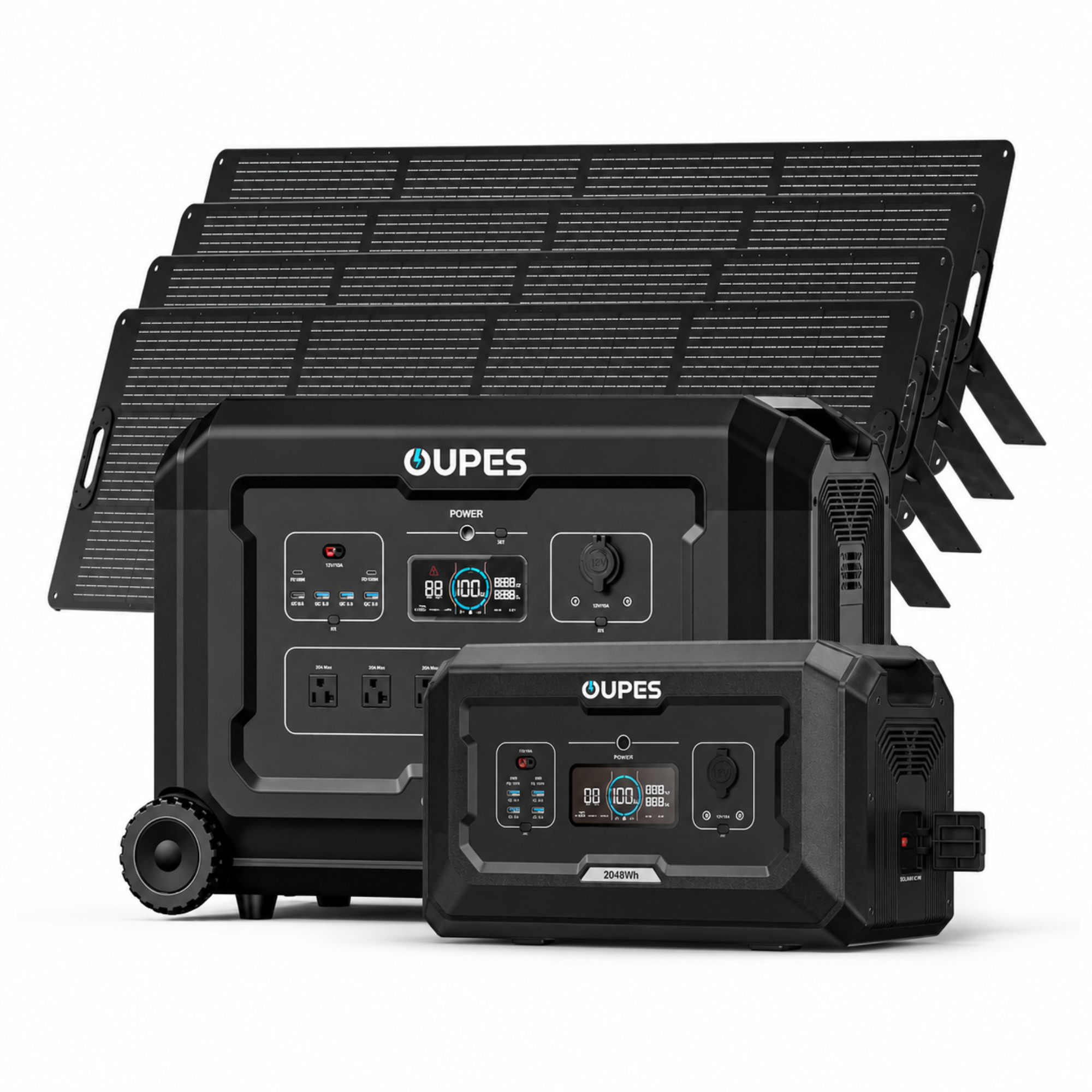 OUPES Mega 3 Extended Solar Backup Kit