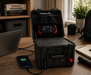 Dakota Lithium Powerbox+ 60 powering devices indoors during a home power outage