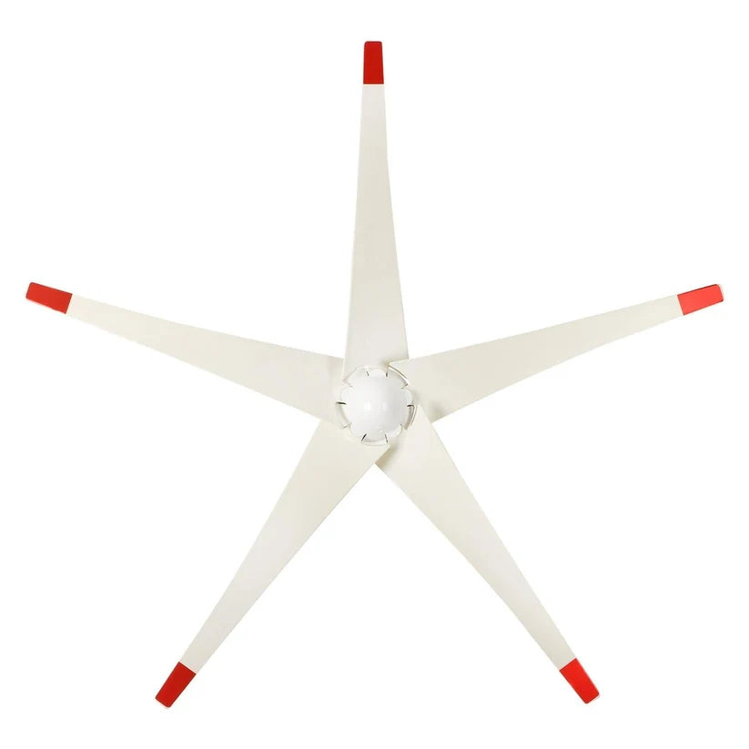 Front view of the Nature's Generator 150W wind turbine with five-blade aerodynamic design