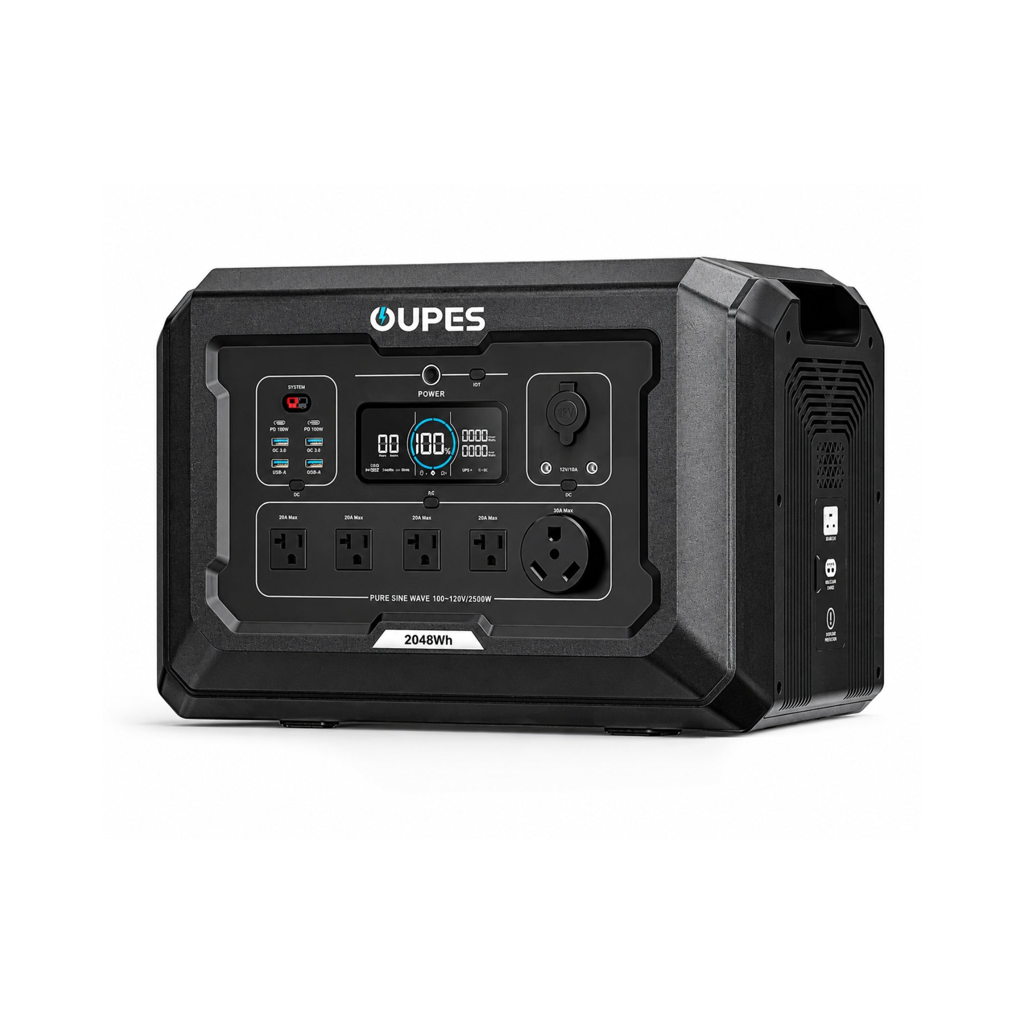 OUPES Mega 2 home backup power station with LiFePO4 battery technology
