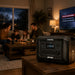 OUPES Mega 2 home backup power station powering household electronics during a power outage