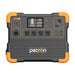 Front view of the PECRON E1500LFP portable power station showing output ports