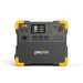 Front view of the PECRON E2400LFP home backup power station showing output ports
