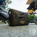 PECRON F3000LFP portable power station powering equipment outdoors